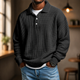 Gavin | Men's Textured Polo Knit Sweater