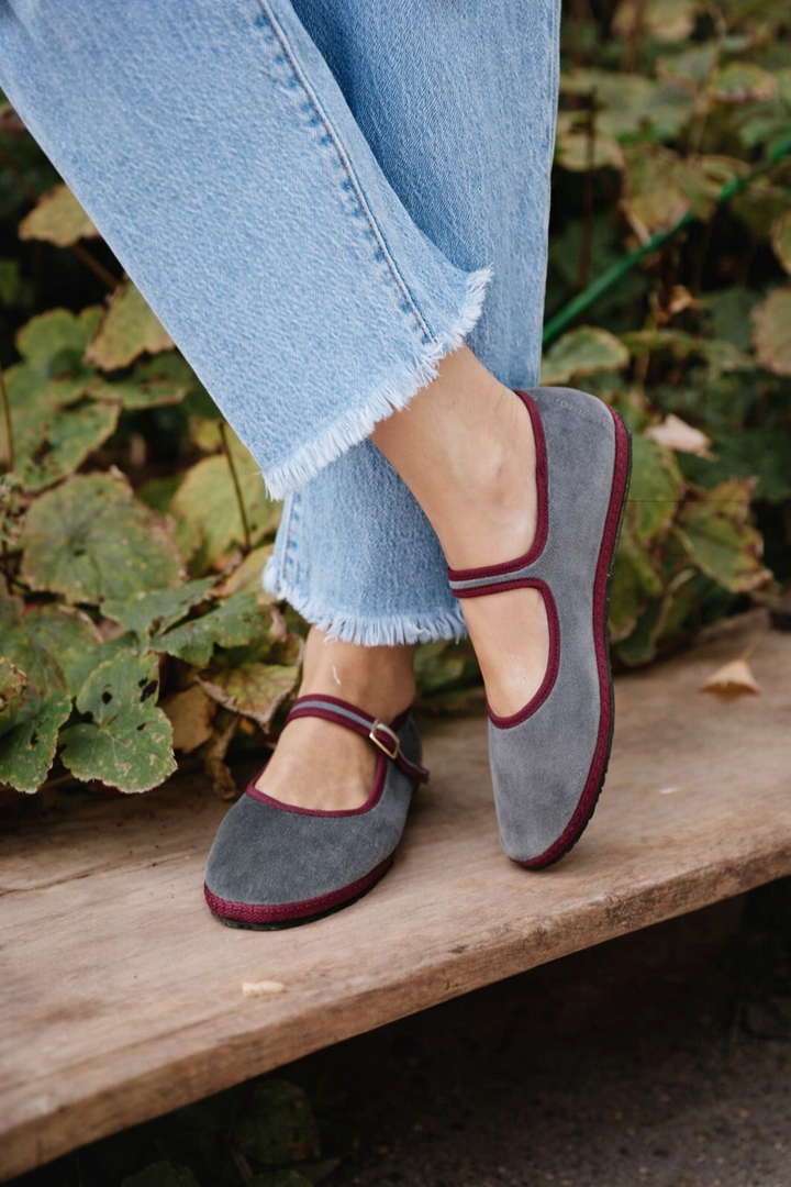 Emma | Women's Round-Toe Buckle-Strap Mary Jane Flats image 2