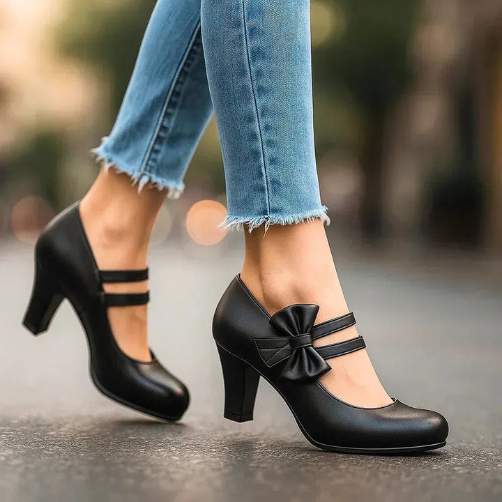 Briallen | Women's Block Heel Mary Jane Pumps, image 3