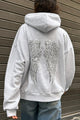 Odetta | Women's Sequin Wing Oversized Hoodie