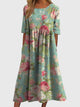 Women's Relaxed-Fit Flowy Midi Dress for Formal Occasions — view 2