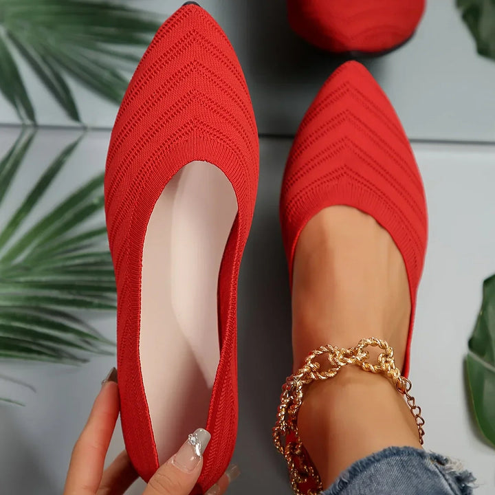 Gina | Women's Knit Ballet Flats