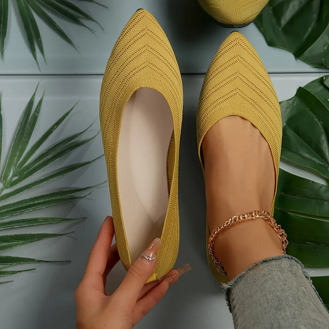 Gina | Women's Knit Ballet Flats