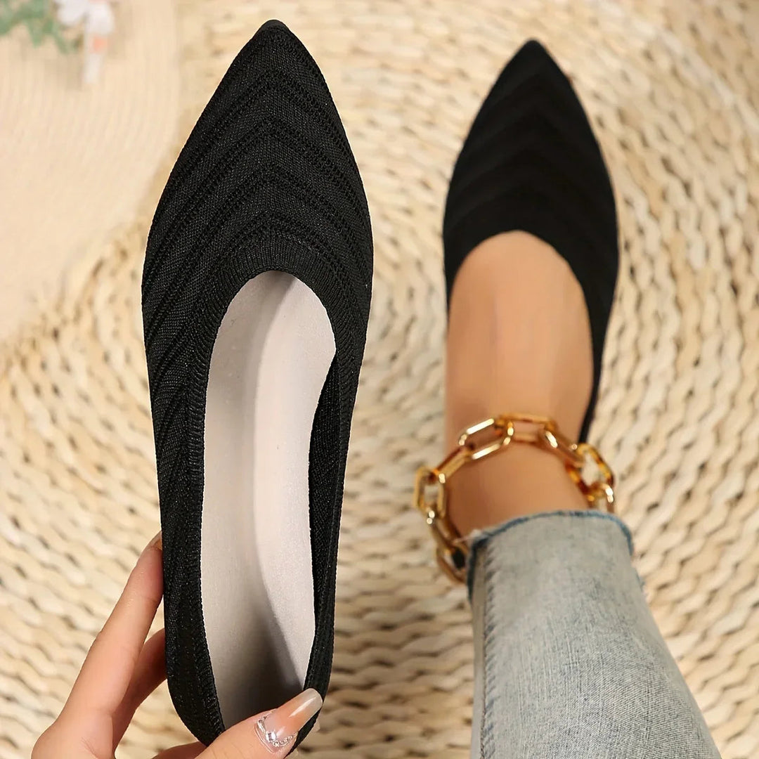 Gina | Women's Knit Ballet Flats