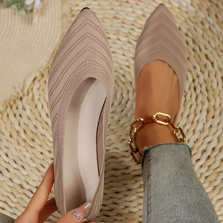 Gina | Women's Knit Ballet Flats