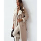 Georgiana | Women's Button-Front Jacket for Layering in Apricot