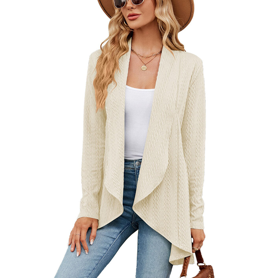 Marianne | Women's Oversized Cardigan for Fall and Winter in Apricot