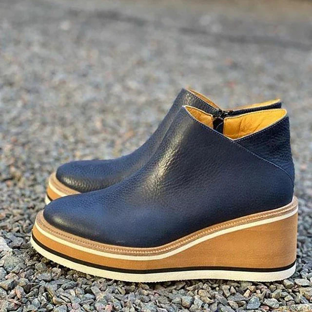 Riva | Women's Platform Slip-On Chelsea Boots