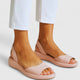 Women's Orthopedic Cushioned Slip-On Sandals for Walking — view 4