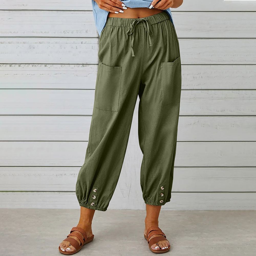 Margot | Women's Trousers for Cold Weather in Armygron