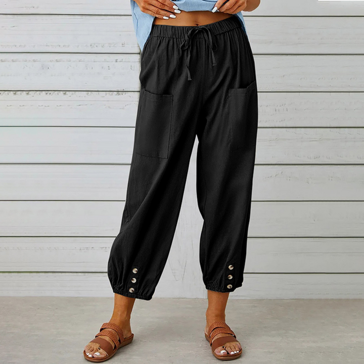 Margot | Women's Trousers for Cold Weather in Black