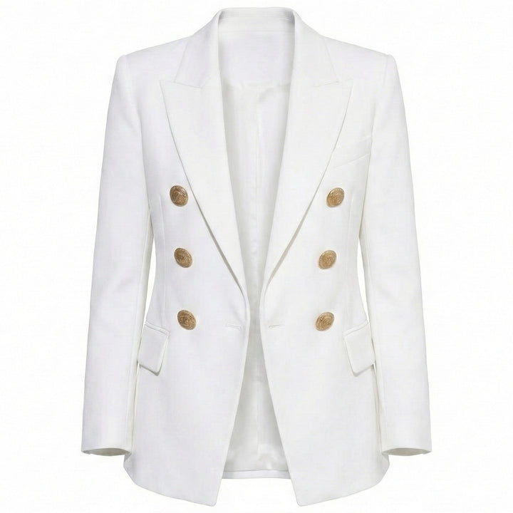 Damen Blazer mit Knopfleiste – Taillierter einreihiger Blazer fürs Büro & Smart Wear
