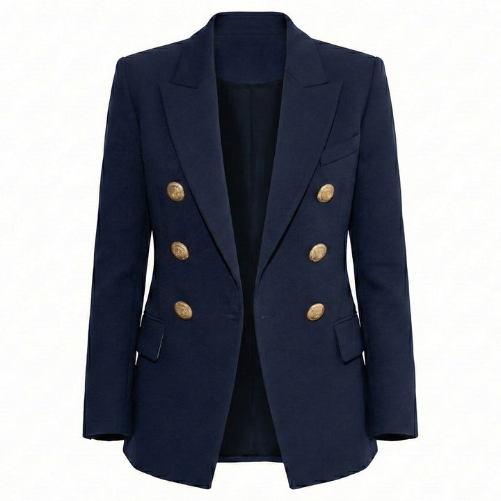 Damen Blazer mit Knopfleiste – Taillierter einreihiger Blazer fürs Büro & Smart Wear