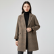 Romy | Women's Check Tailored Coat with Patch Pockets