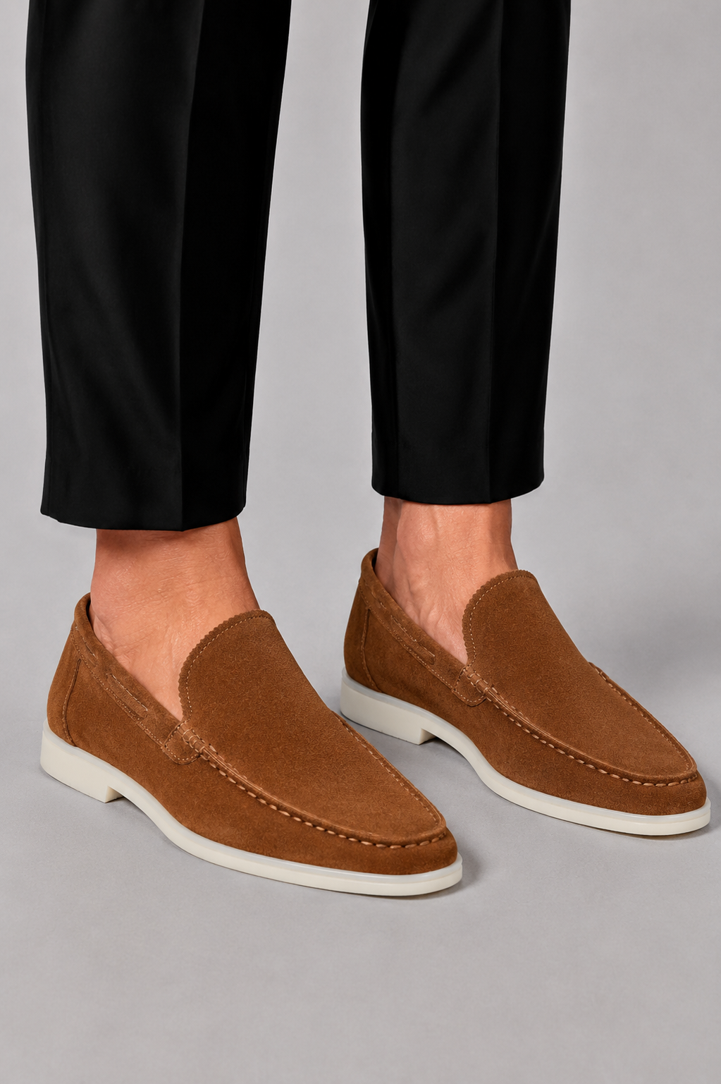 Herre Ruskind Slip-on loafers i Wide Fit