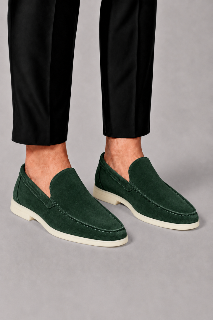 Herre Ruskind Slip-on loafers i Wide Fit