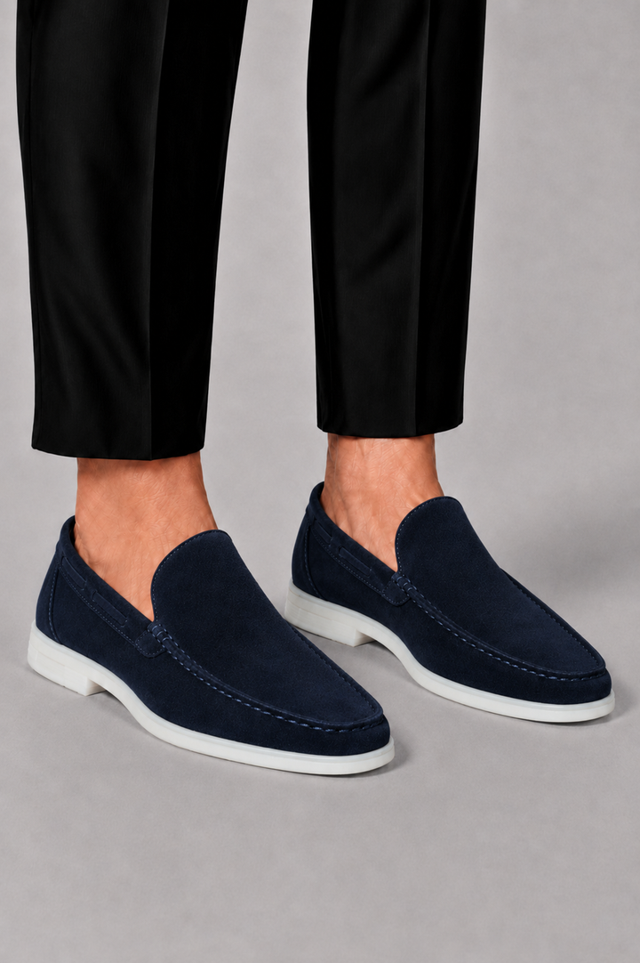 Herre Ruskind Slip-on loafers i Wide Fit