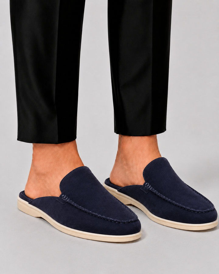 Herre Loafer Mule med Open Heel