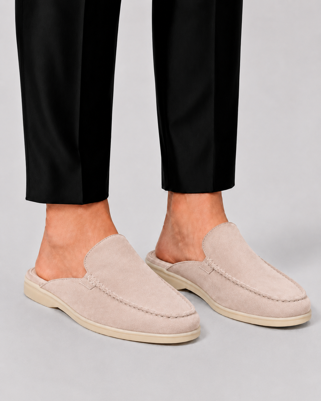 Herre Loafer Mule med Open Heel