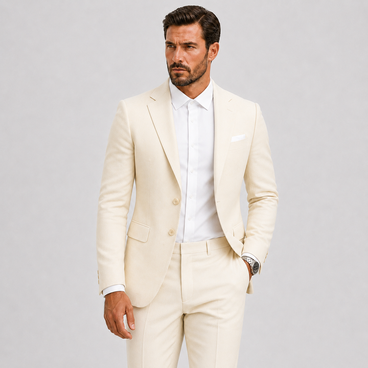 Herre Slim-Fit Jakkesæt til Weddings og Smart Occasions