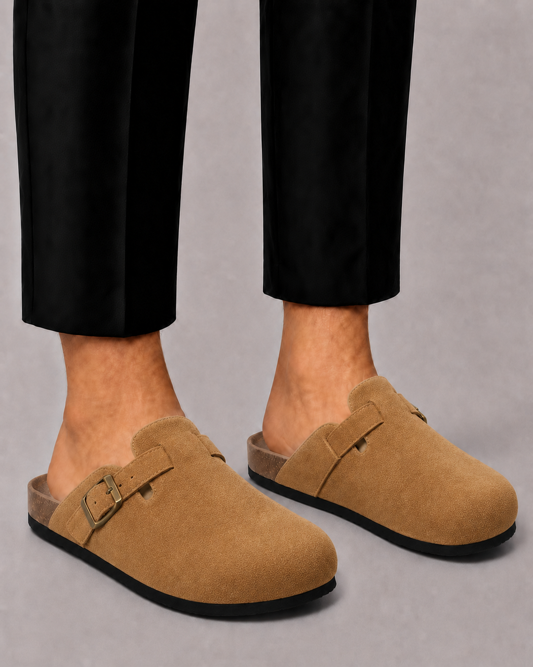 Herre Ruskind Clogs med Adjustable Buckle