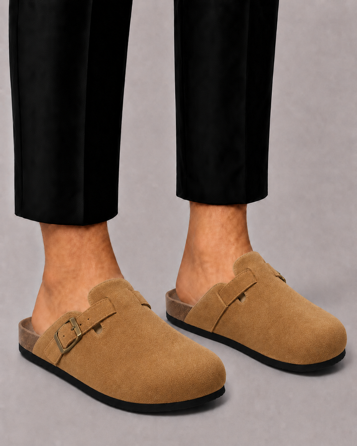 Herre Ruskind Clogs med Adjustable Buckle