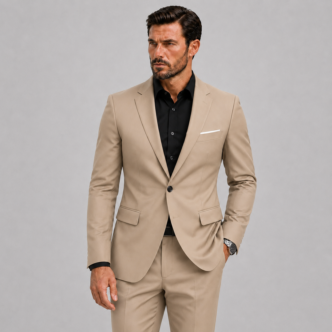 Herre Slim-Fit Jakkesæt til Weddings og Formel Occasions