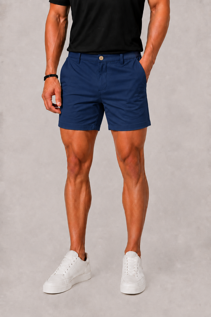 Herre Chino-shorts med Slip Lommer