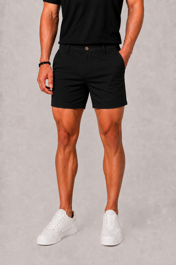 Herre Chino-shorts med Slip Lommer