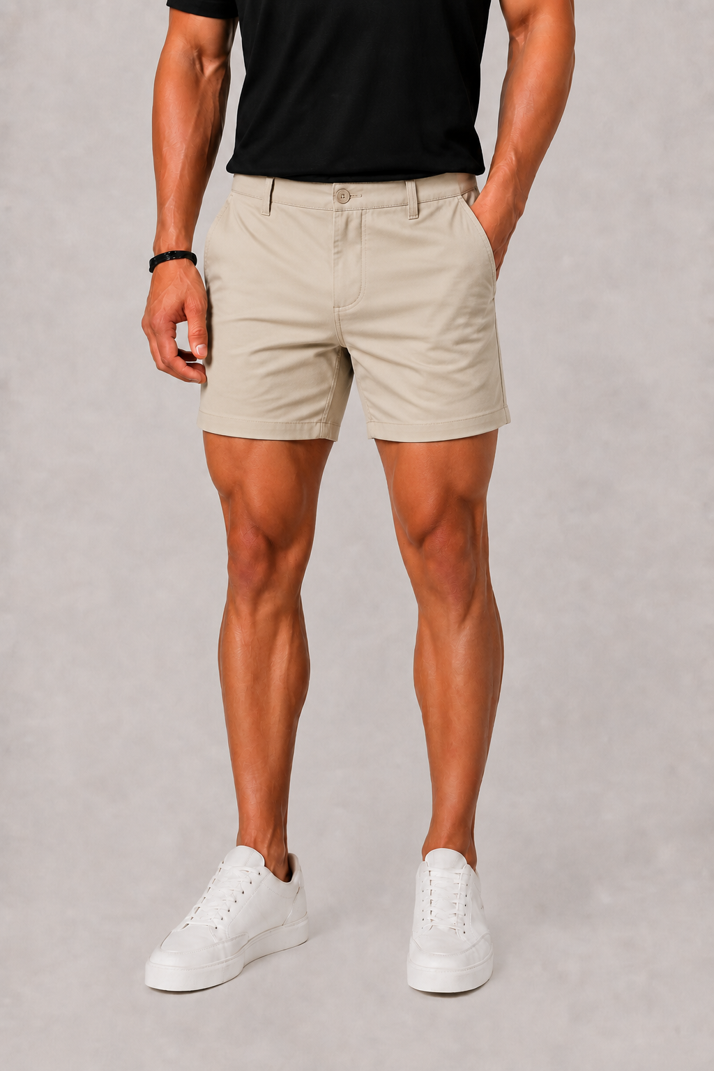 Herre Chino-shorts med Slip Lommer