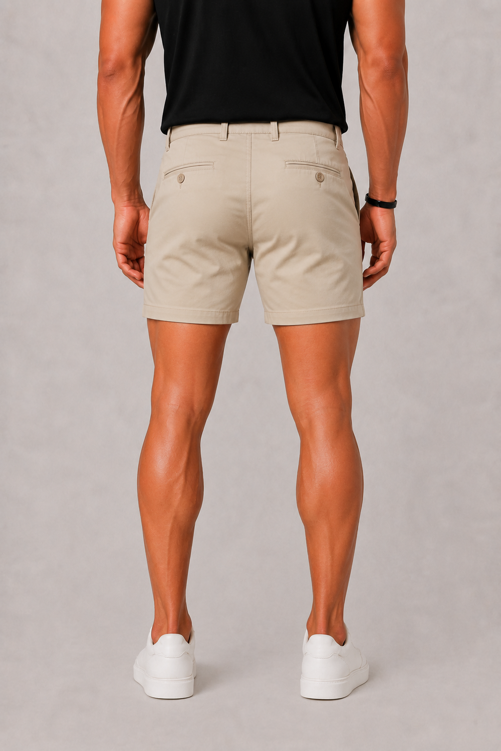 Herre Chino-shorts med Slip Lommer