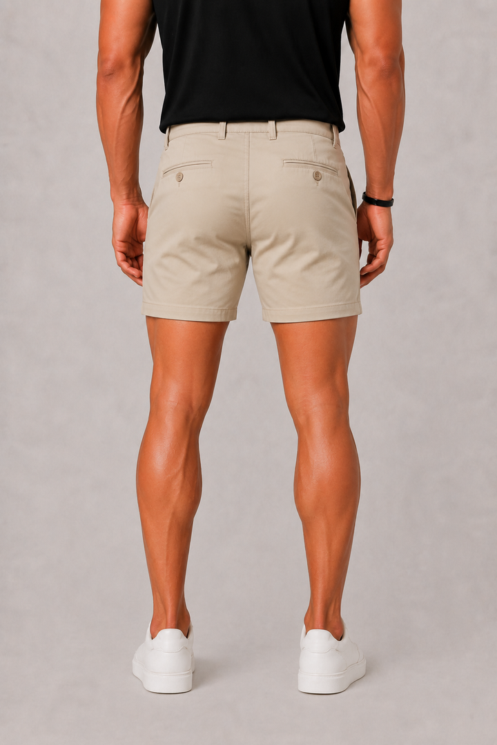 Herre Chino-shorts med Slip Lommer