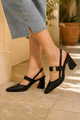 Florimel | Women's Pointed-Toe Slingback Block Heels