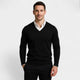 Carl | Men's V-Neck Fine Knit Sweater