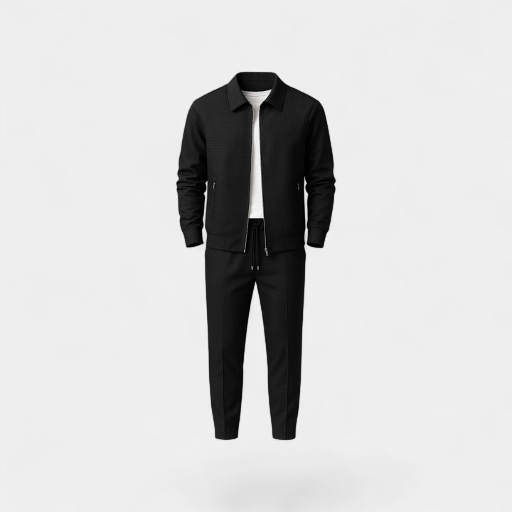 Roderick Men's Zip-Front Jacket and Slim Trousers Set - image 7