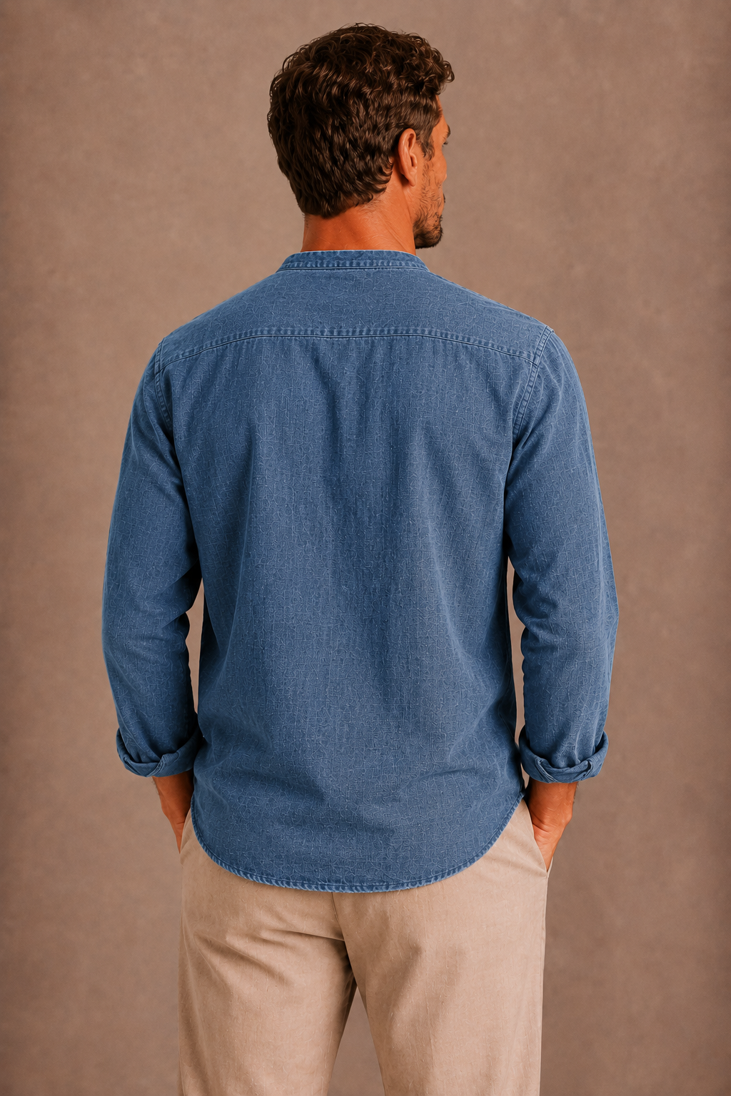 Herre Long-Ærme Henley Shirt