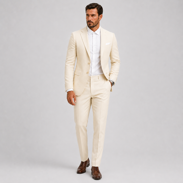 Herre Slim-Fit Jakkesæt til Weddings og Smart Occasions