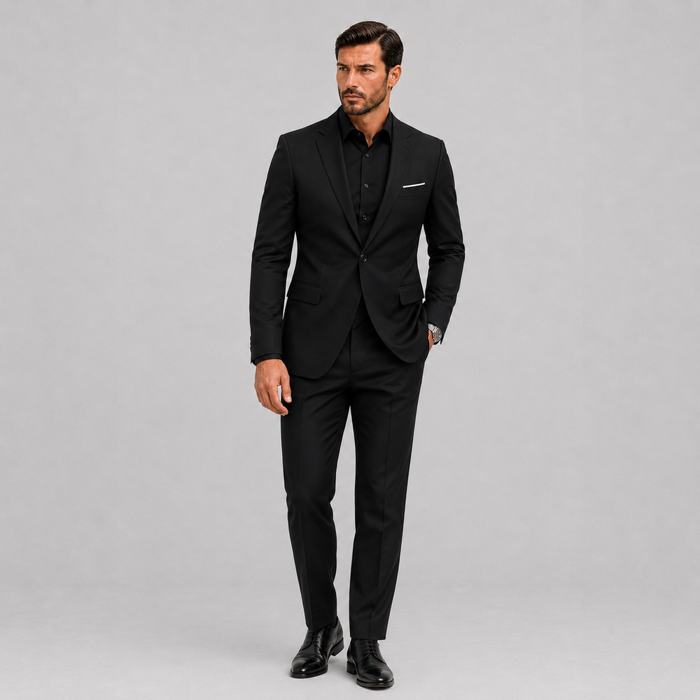 Herre Slim-Fit Jakkesæt til Weddings og Formel Occasions