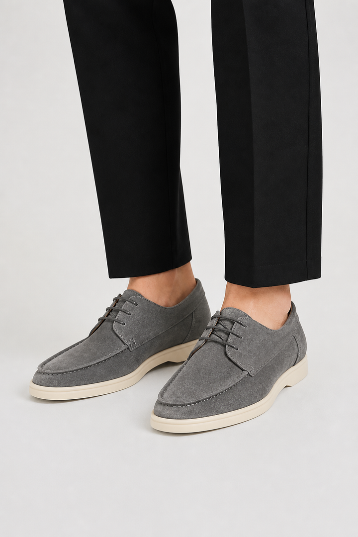 Herre Lace-Up Læder Loafers med Klassisk pasform