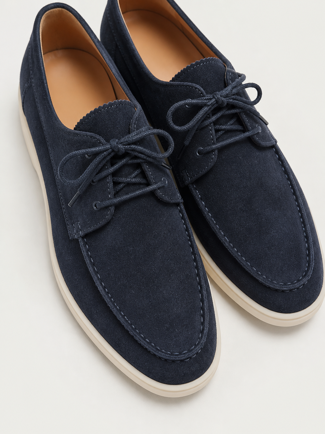 Herre Lace-Up Læder Loafers med Klassisk pasform
