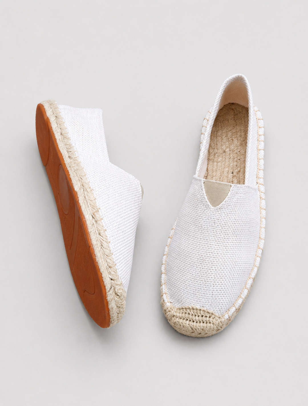 Herre Lærred Espadrille Slip-on loafers
