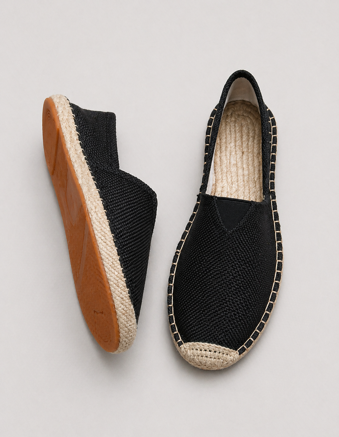 Herre Lærred Espadrille Slip-on loafers