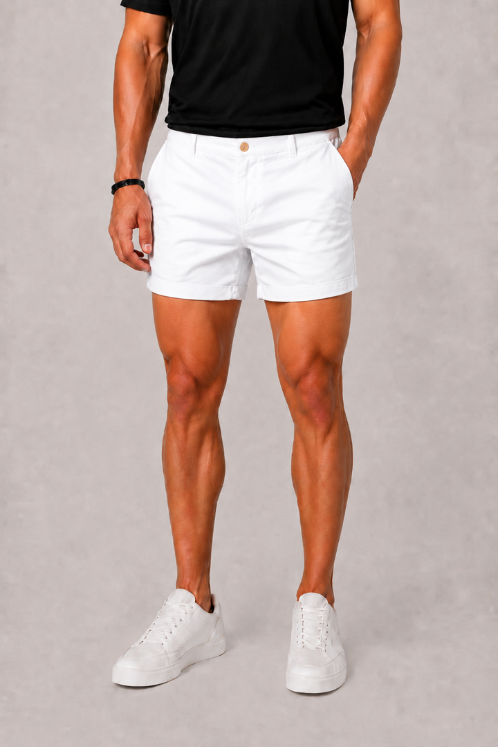 Herre Chino-shorts med Slip Lommer