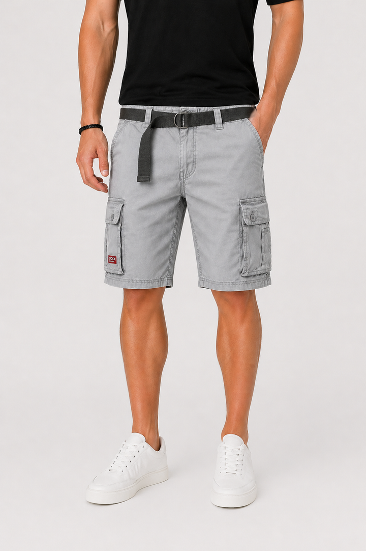 Herre Cargoshorts med Flere lommer og Regulær pasform