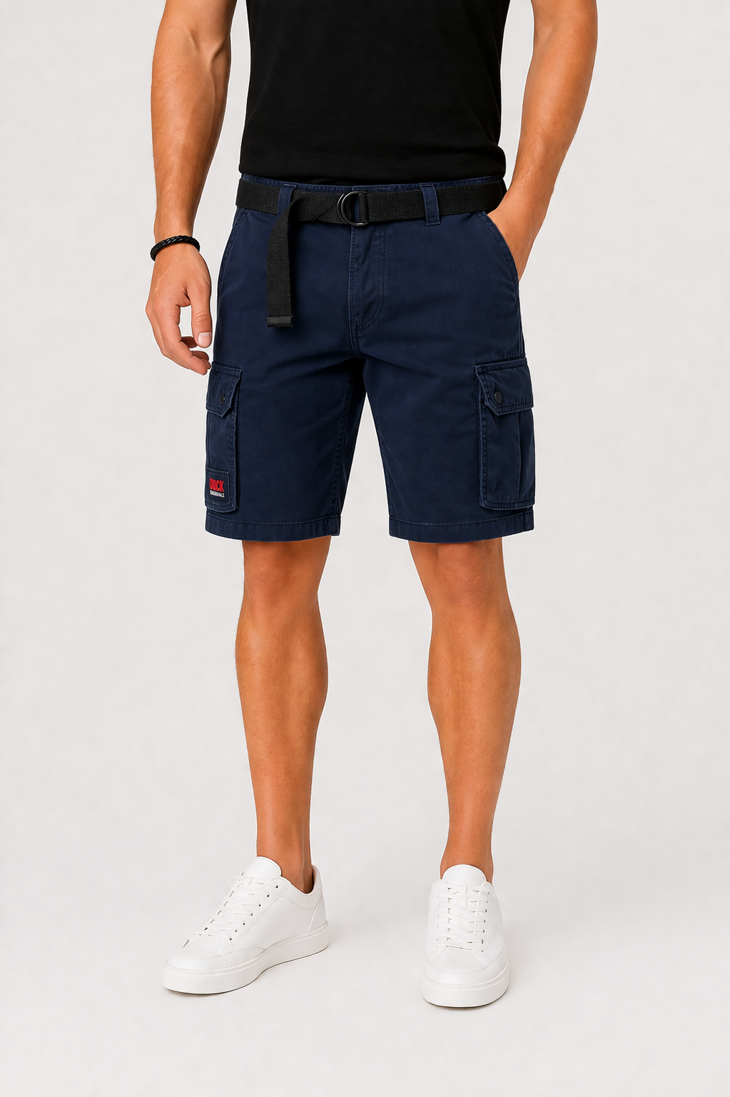 Herre Cargoshorts med Flere lommer og Regulær pasform