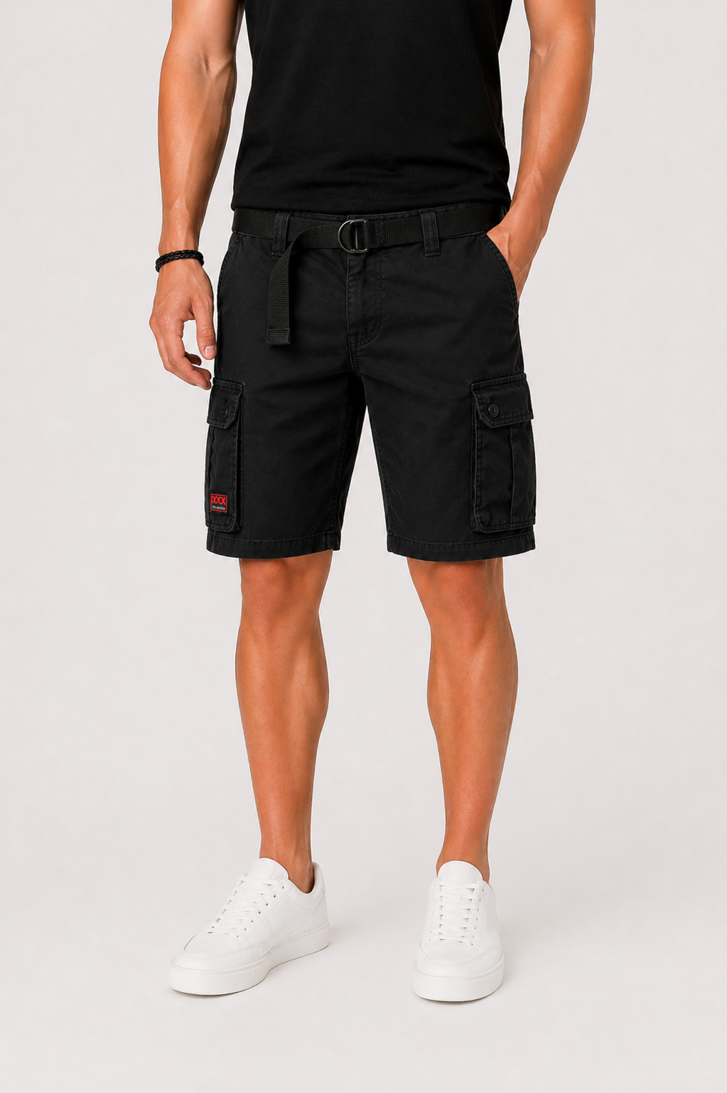 Herre Cargoshorts med Flere lommer og Regulær pasform