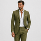 Herren-Leinenanzug – Zweiteiliges Slim-Fit-Set mit Sommerblazer & Hose