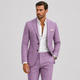 Herren-Leinenanzug – Zweiteiliges Slim-Fit-Set mit Sommerblazer & Hose