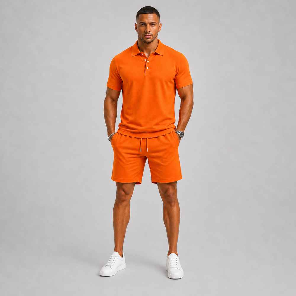 mens-summer-sports-set-in-polo-and-shorts