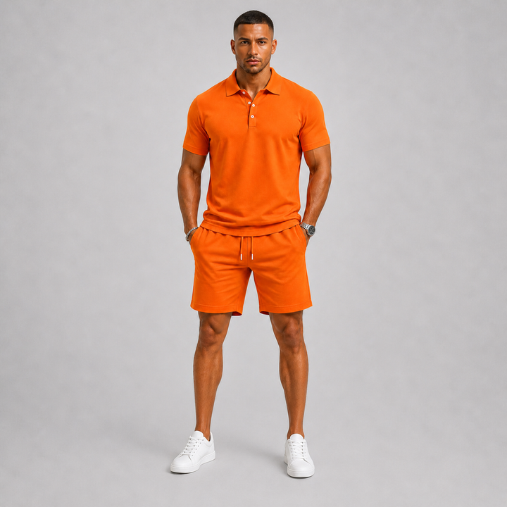 mens-summer-sports-set-in-polo-and-shorts
